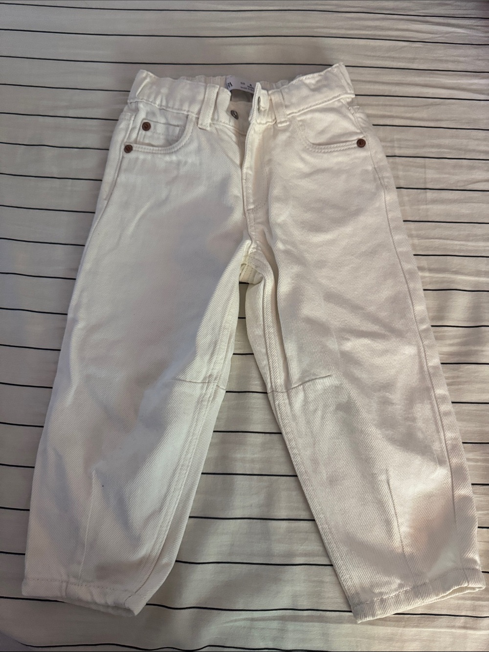 Zara Boys White Pants